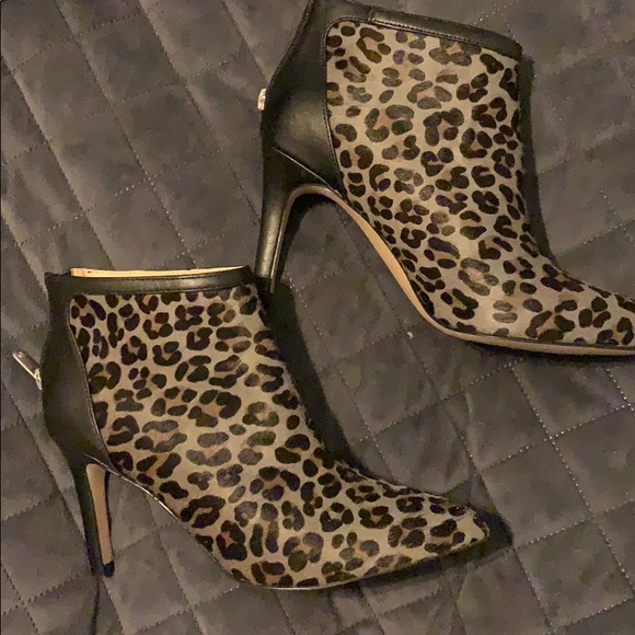 Cheetah Bootie Pumps - Picture 2 of 3